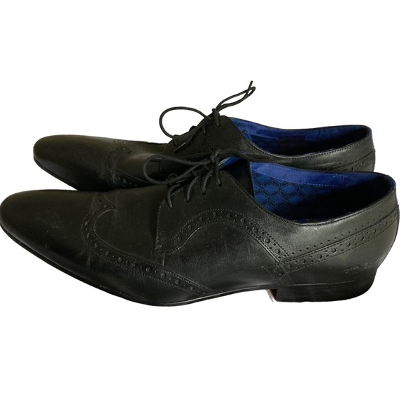 Ted Baker London Ollivur Men’s Black Oxford Shoes size 11.5 - Picture 3 of 7